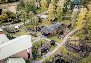 Das Außengelände des Deutschen Erdölmuseums Wietze © Maike Simon 